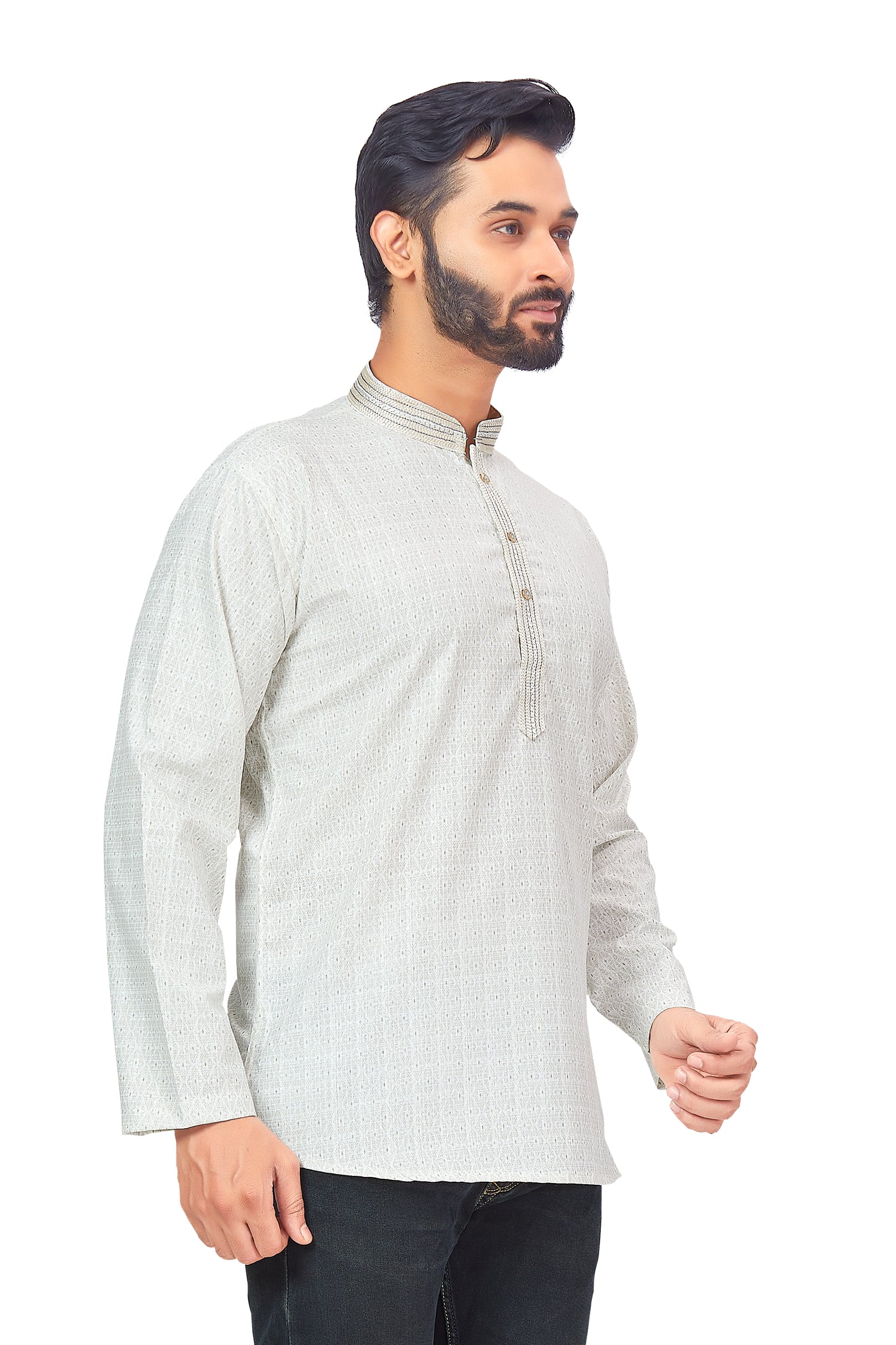 Mens Printed Kurti - Roop Darshan