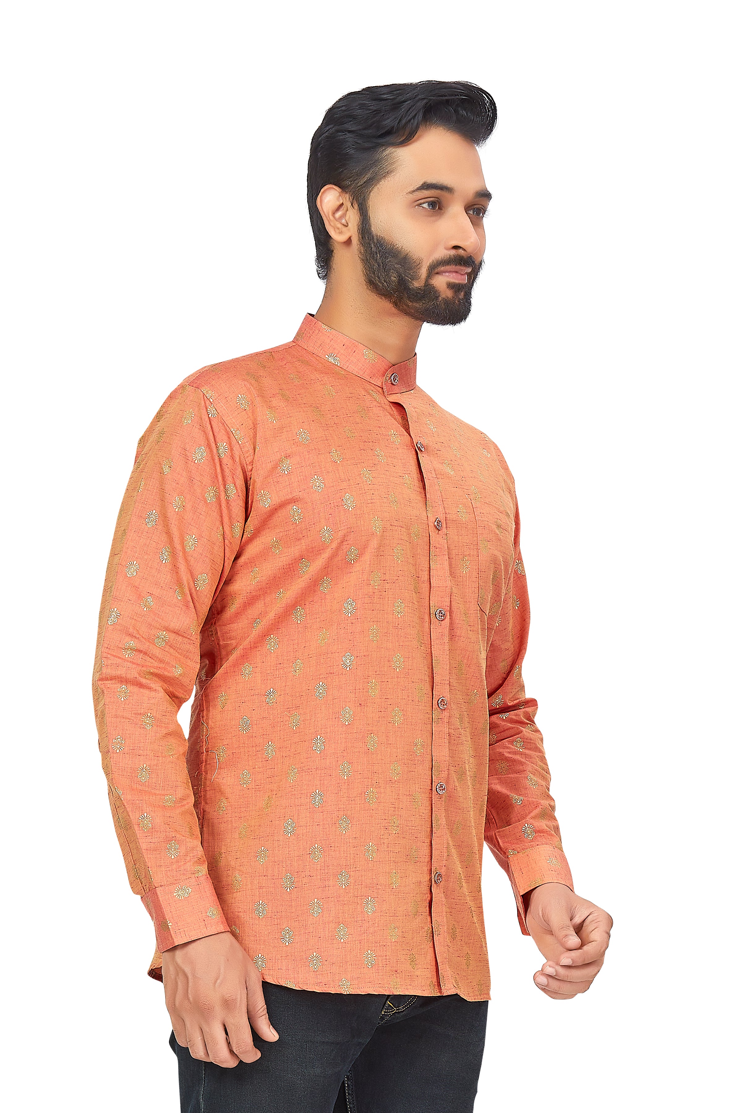 Mens Printed Kurti - Roop Darshan