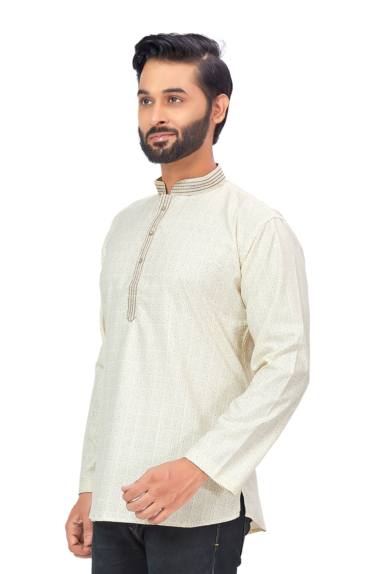 Mens Printed Kurti - Roop Darshan