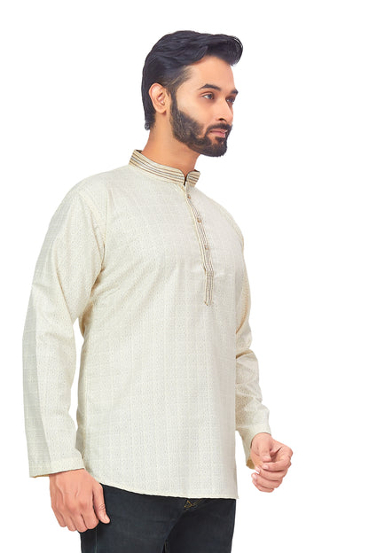 Mens Printed Kurti - Roop Darshan