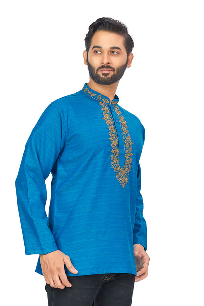 Mens Embroidered Kurti - Roop Darshan