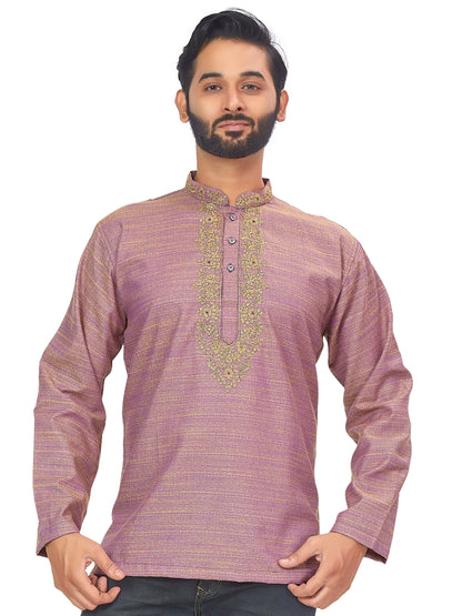 Mens Embroidered Kurti - Roop Darshan