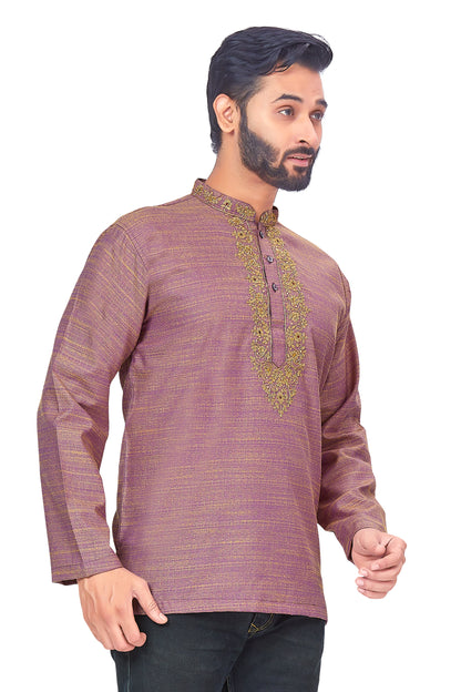 Mens Embroidered Kurti - Roop Darshan