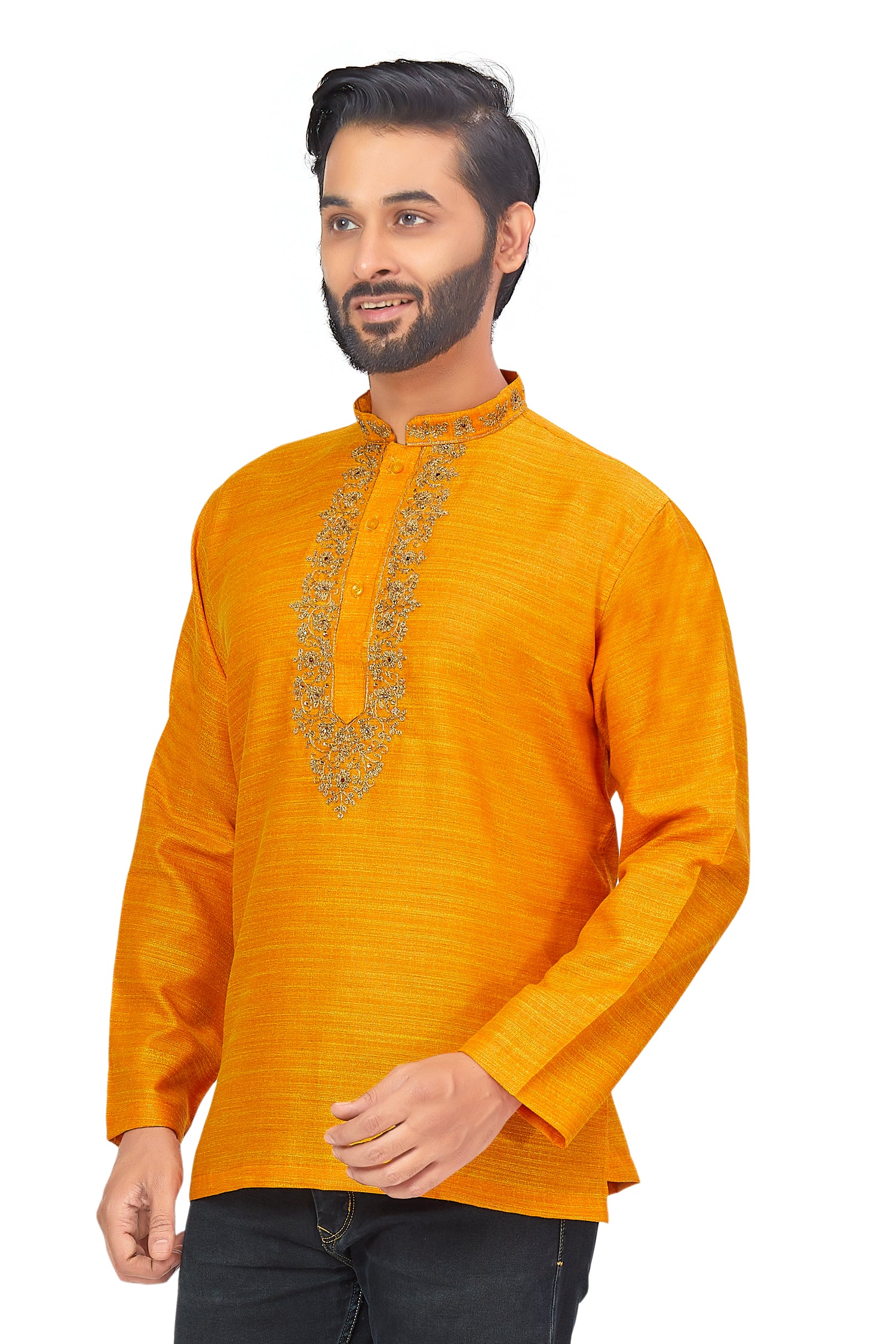 Mens Embroidered Kurti - Roop Darshan