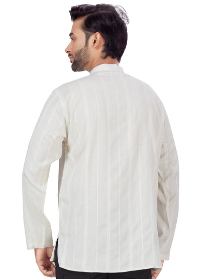 Mens Embroidered Kurti - Roop Darshan