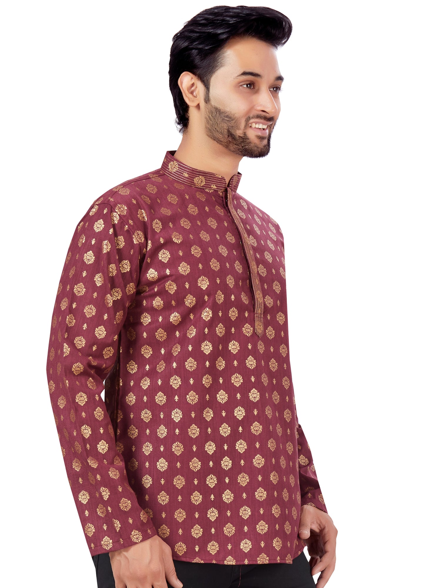 Mens Printed Kurti - Roop Darshan