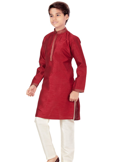 Boys Plain Kurta Payjama - Roop Darshan