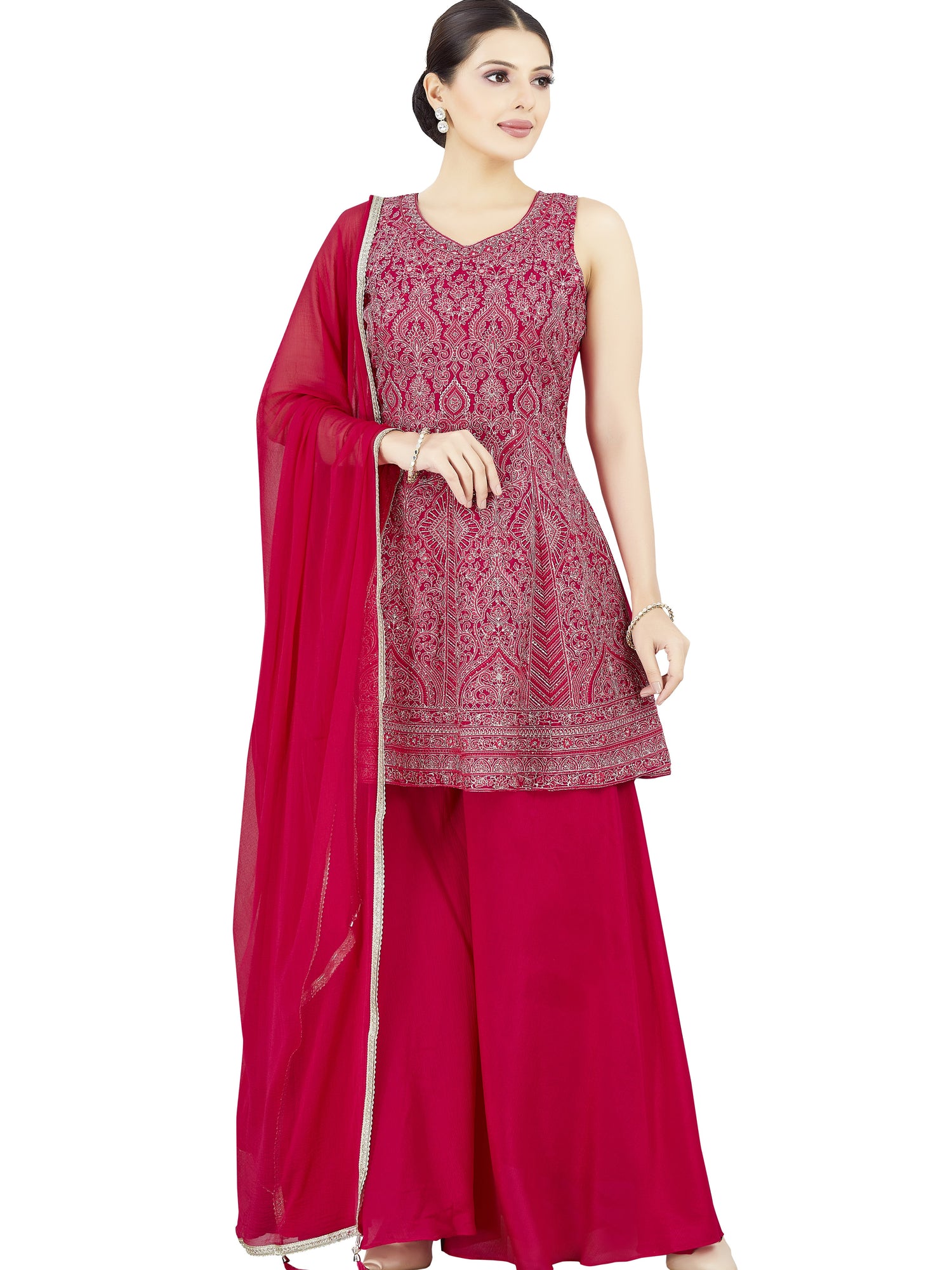 Sonali Palazzo Suit - Roop Darshan
