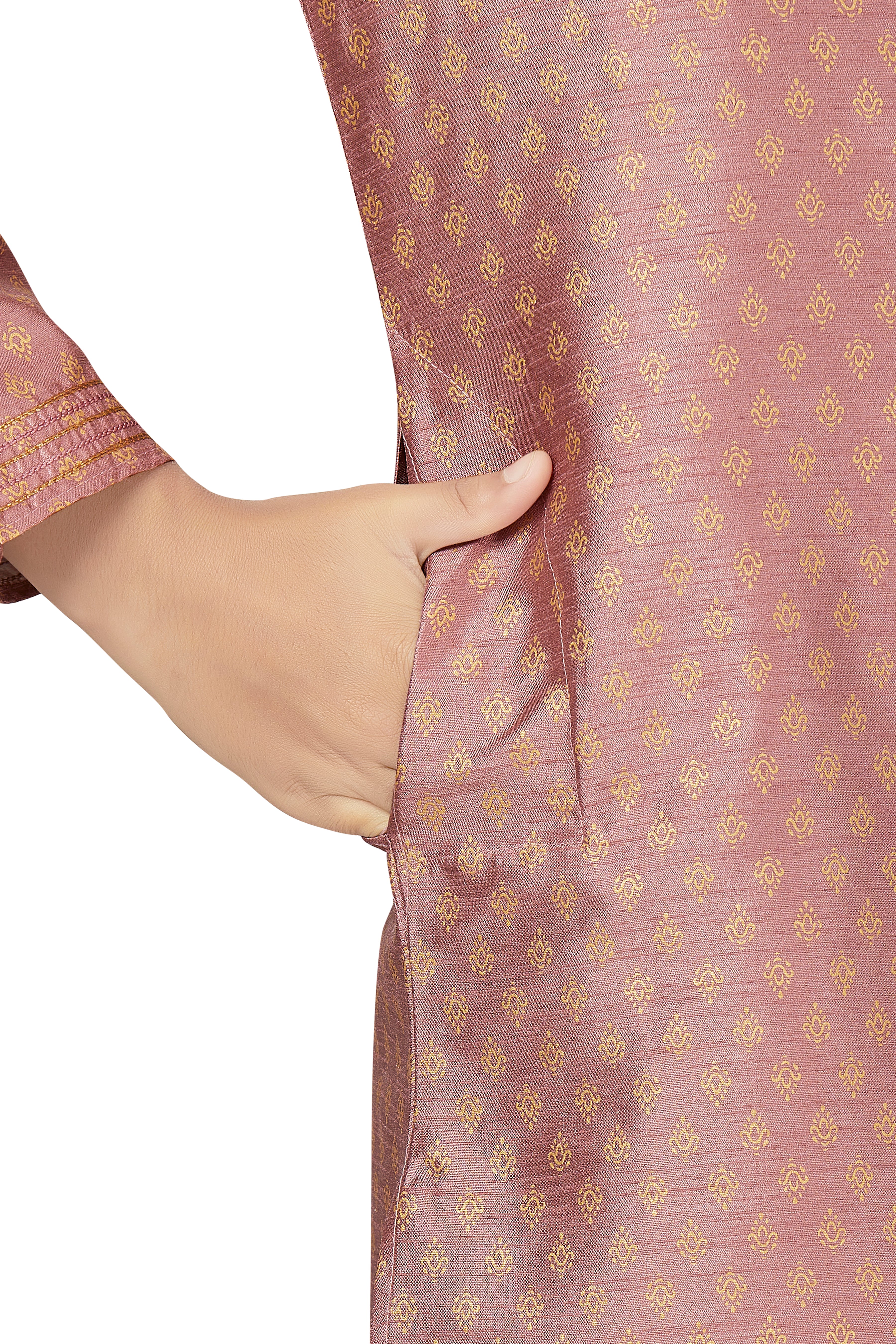 Boys Printed Kurta Payjama - Roop Darshan