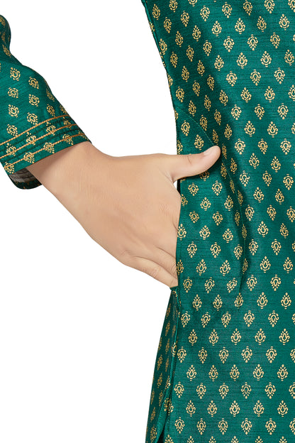 Boys Printed Kurta Payjama - Roop Darshan