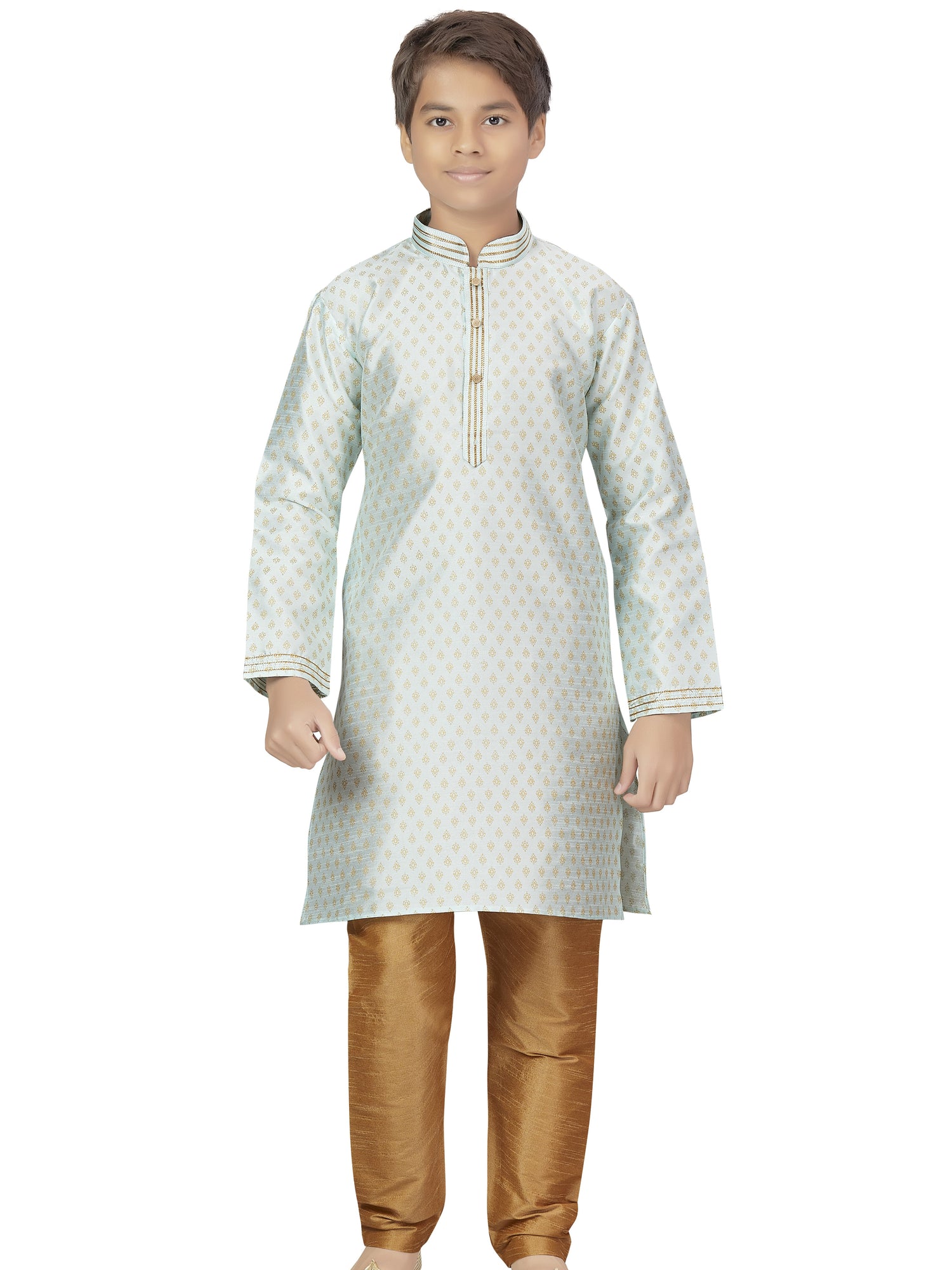 Boys Printed Kurta Payjama - Roop Darshan