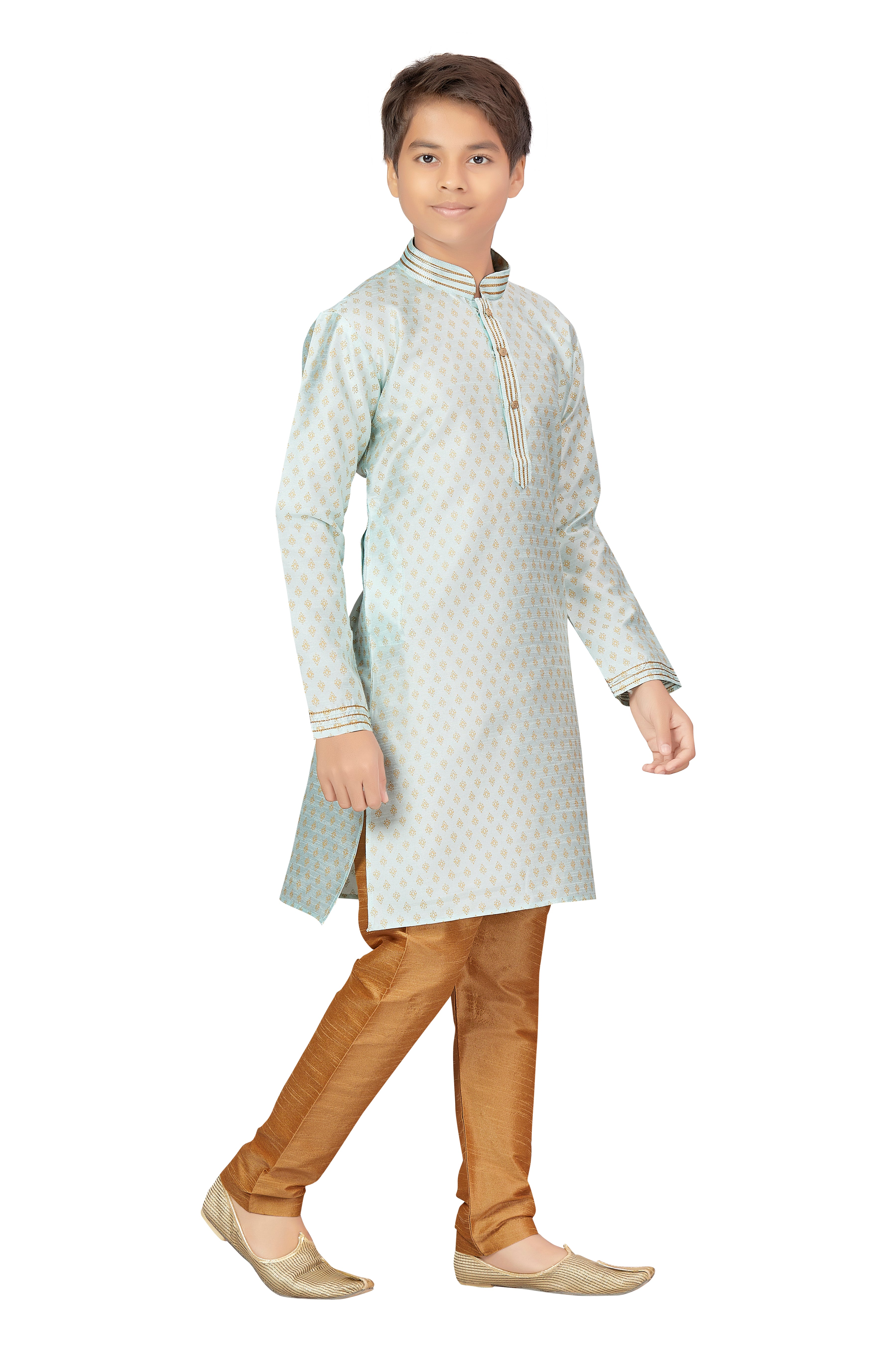 Boys Printed Kurta Payjama - Roop Darshan