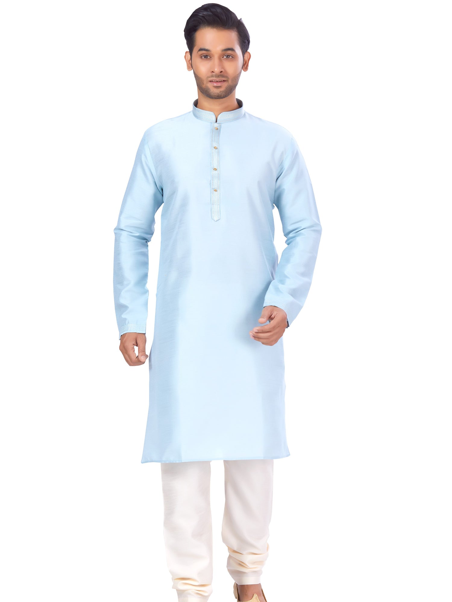 Mens Plain Kurta Payjama - Roop Darshan