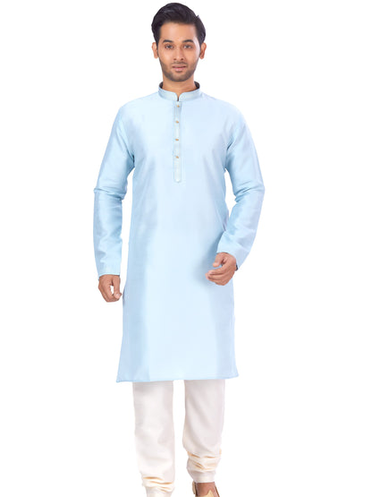 Mens Plain Kurta Payjama - Roop Darshan