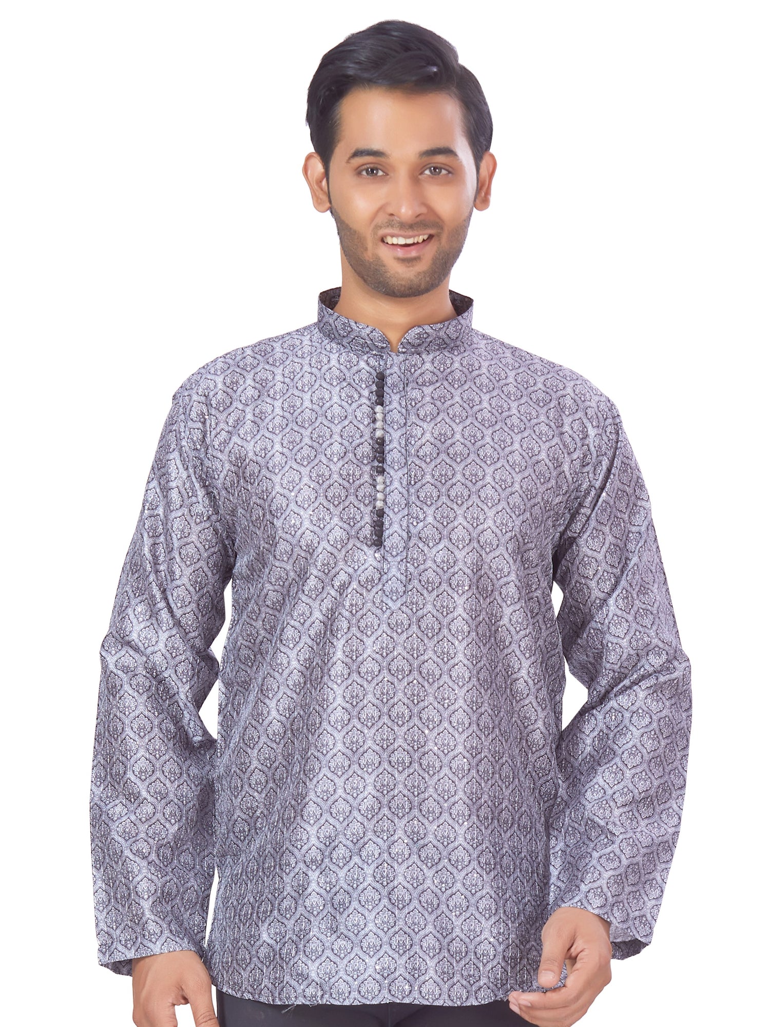 Mens Printed Kurti - Roop Darshan