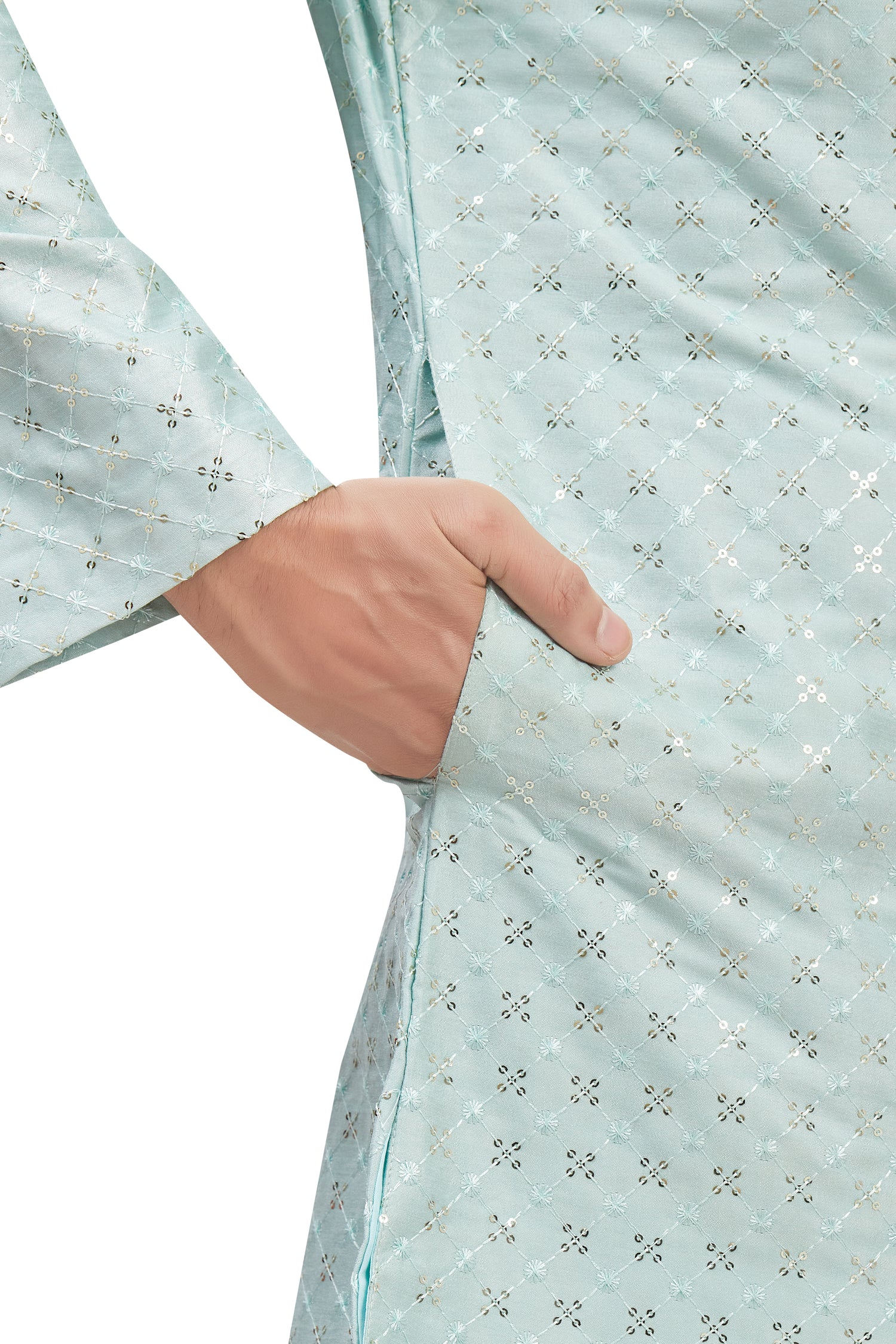 Mens Tiki Resham Kurta Set - Roop Darshan