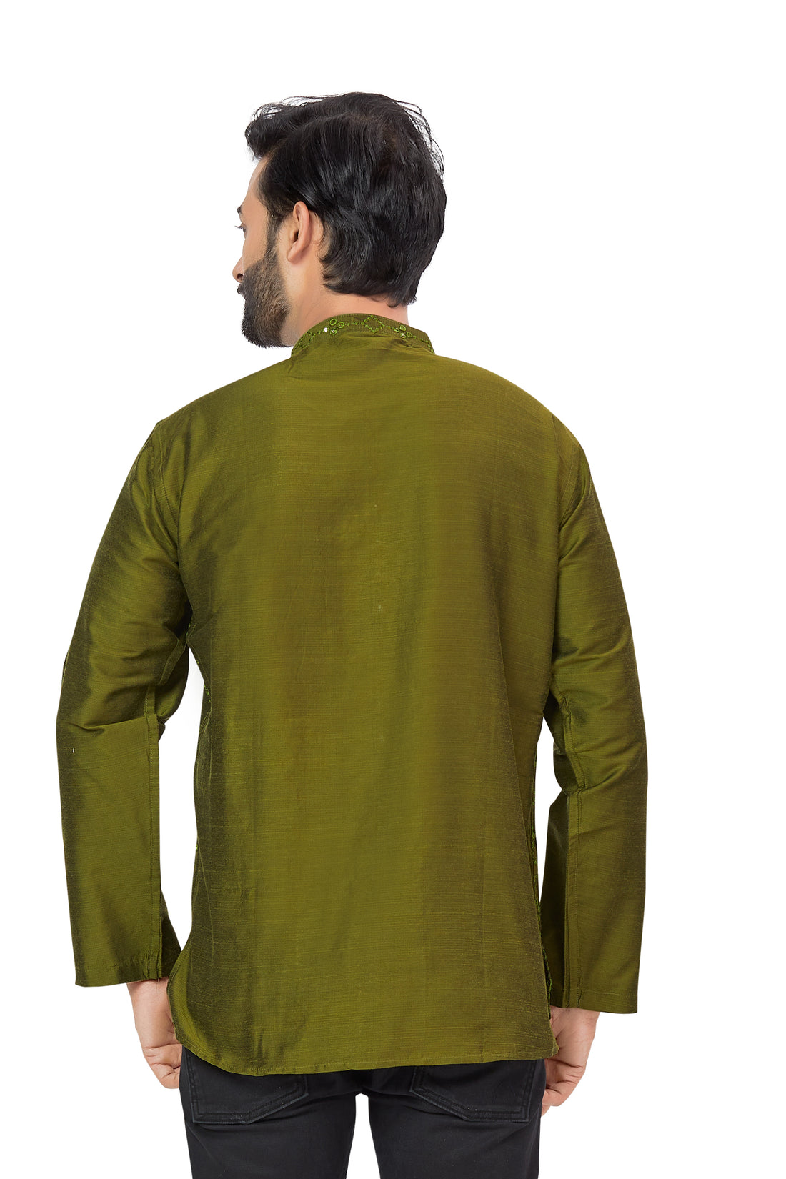 Mens Resham Embroidered Kurti - Roop Darshan