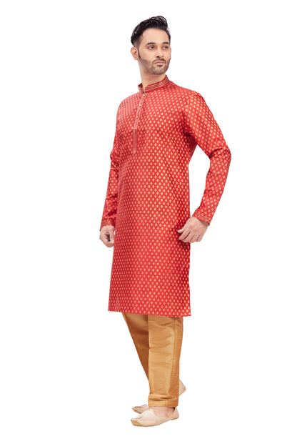 Mens Printed Kurta Set - Roop Darshan