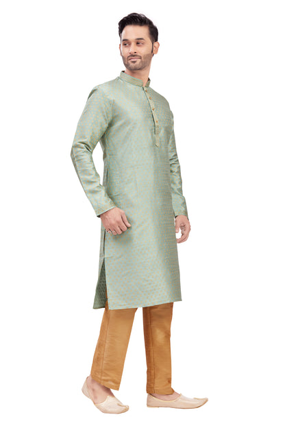 Mens Printed Kurta Set - Roop Darshan
