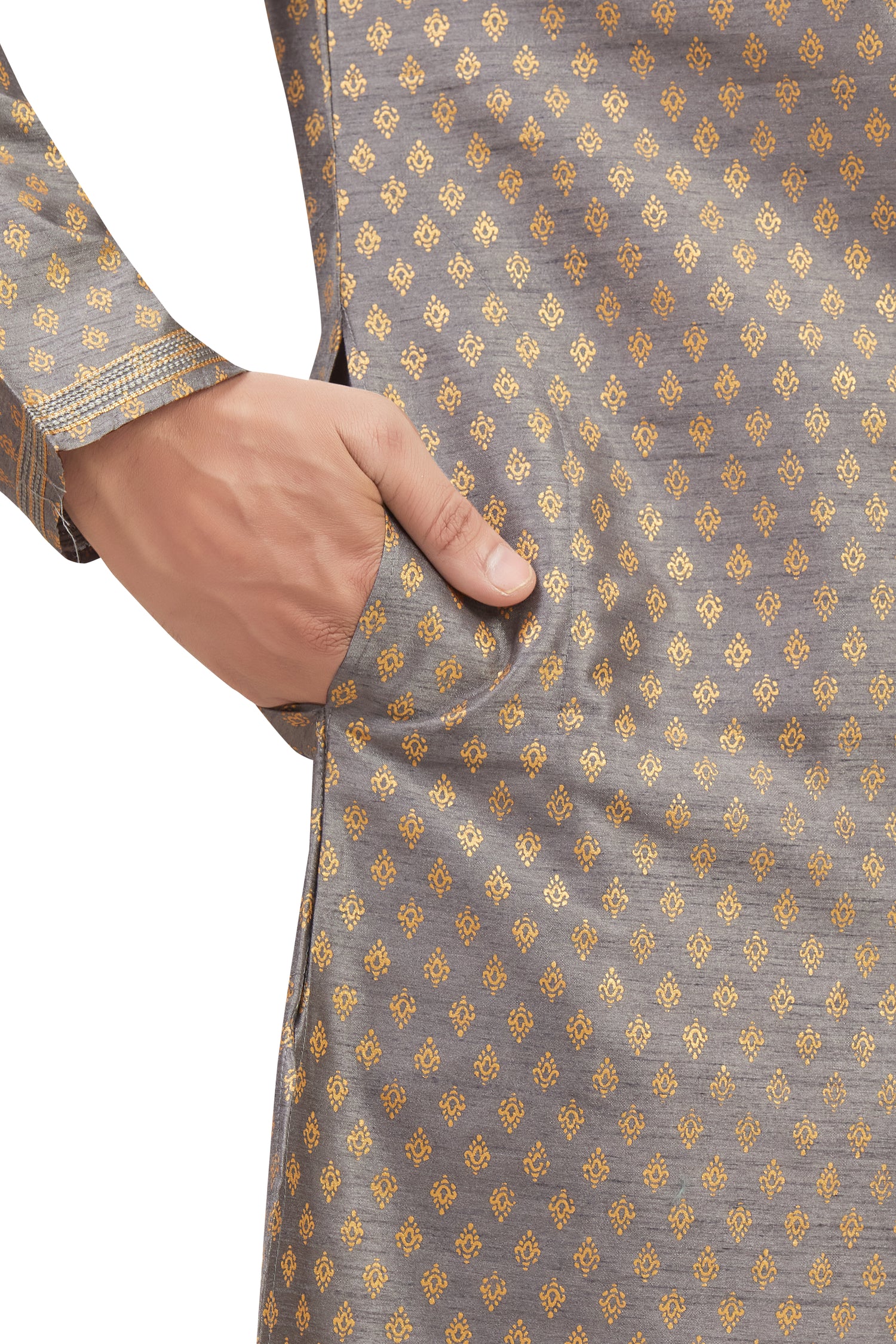 Mens Printed Kurta Set - Roop Darshan