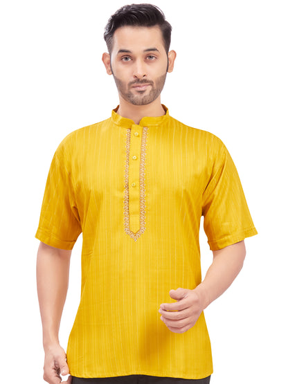 Mens Embroidered Kurti - Roop Darshan