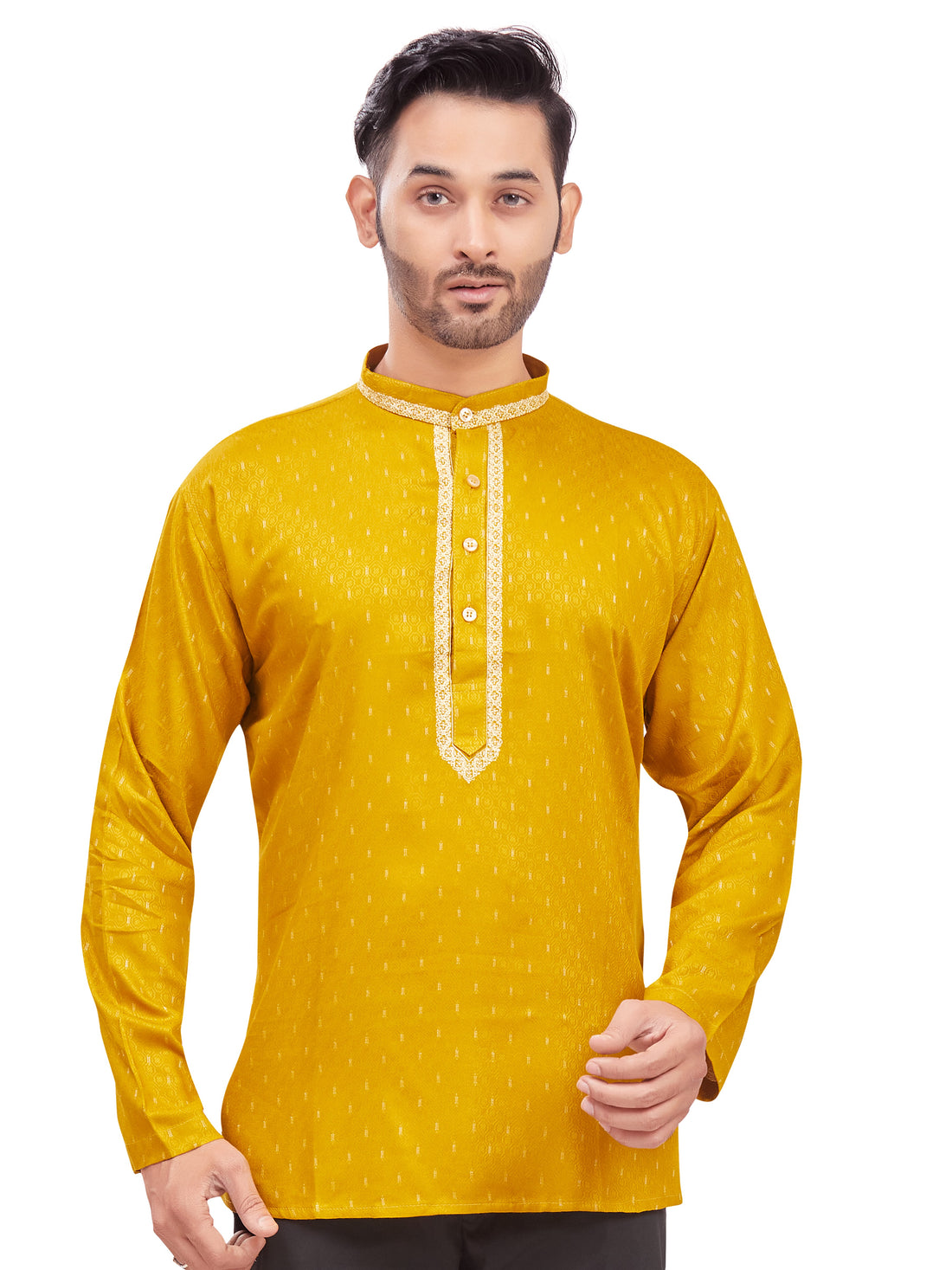 Mens Embroidered Kurti - Roop Darshan