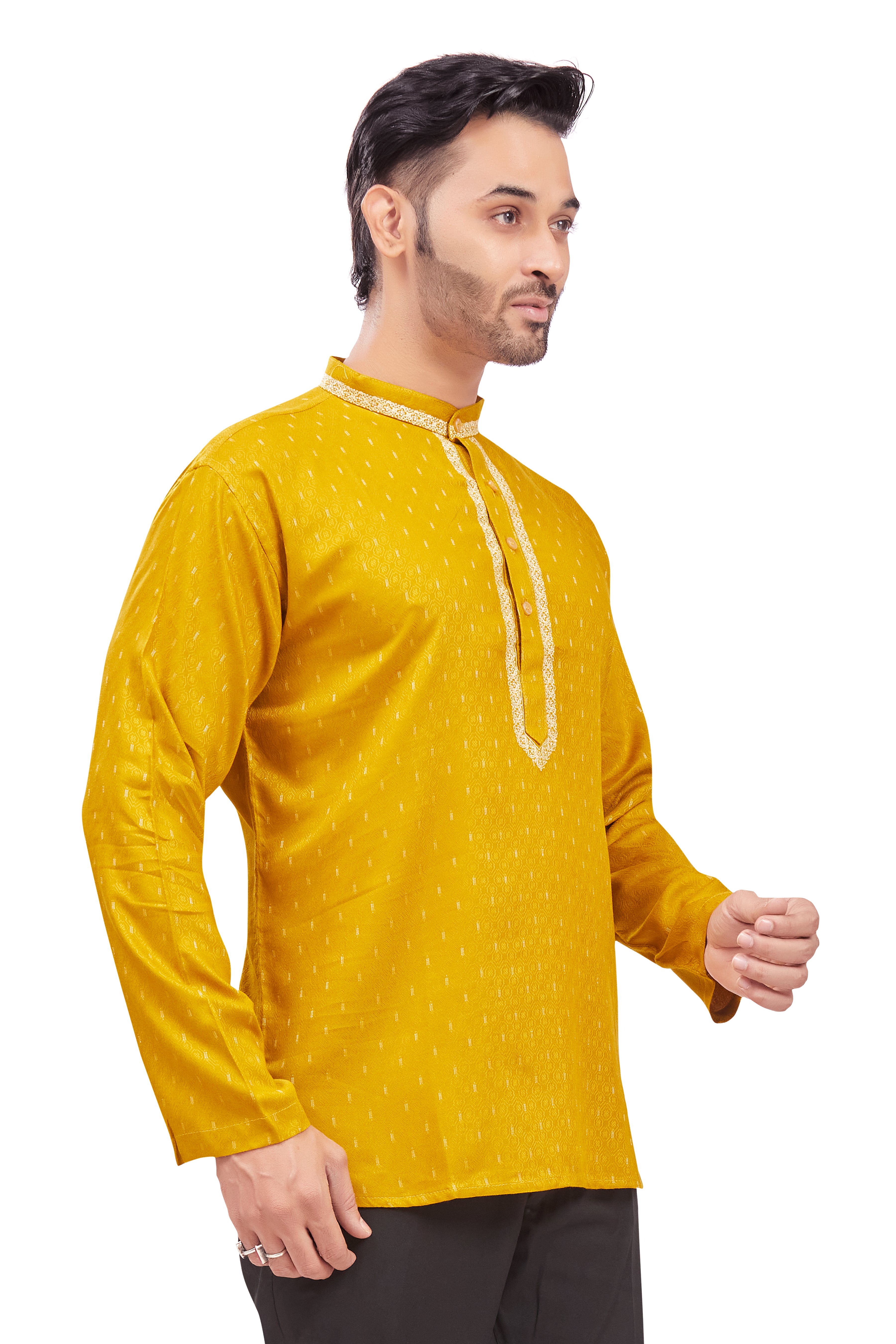 Mens Embroidered Kurti - Roop Darshan