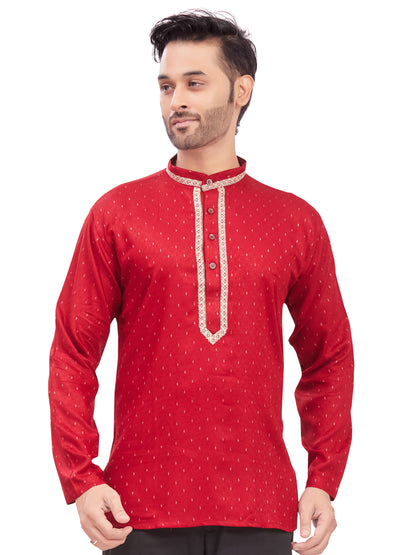 Mens Embroidered Kurti - Roop Darshan