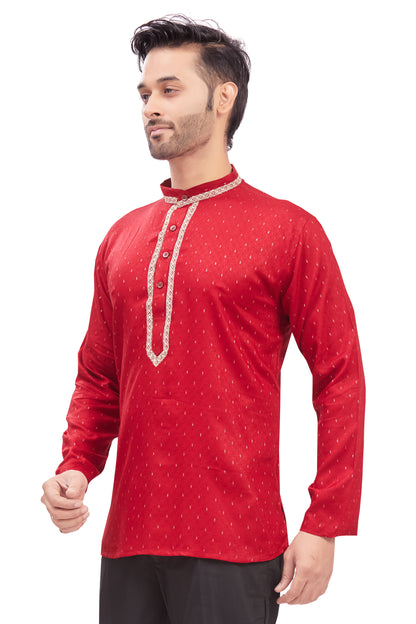 Mens Embroidered Kurti - Roop Darshan