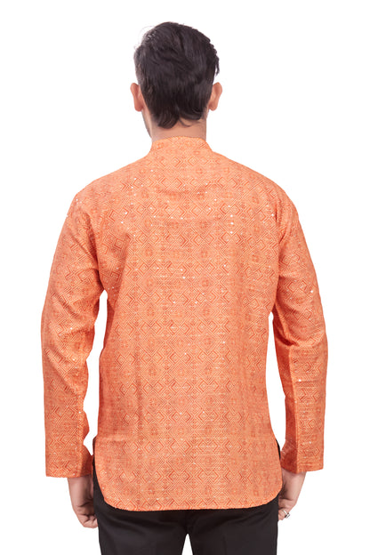 Mens Printed Kurti - Roop Darshan
