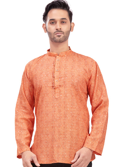 Mens Printed Kurti - Roop Darshan