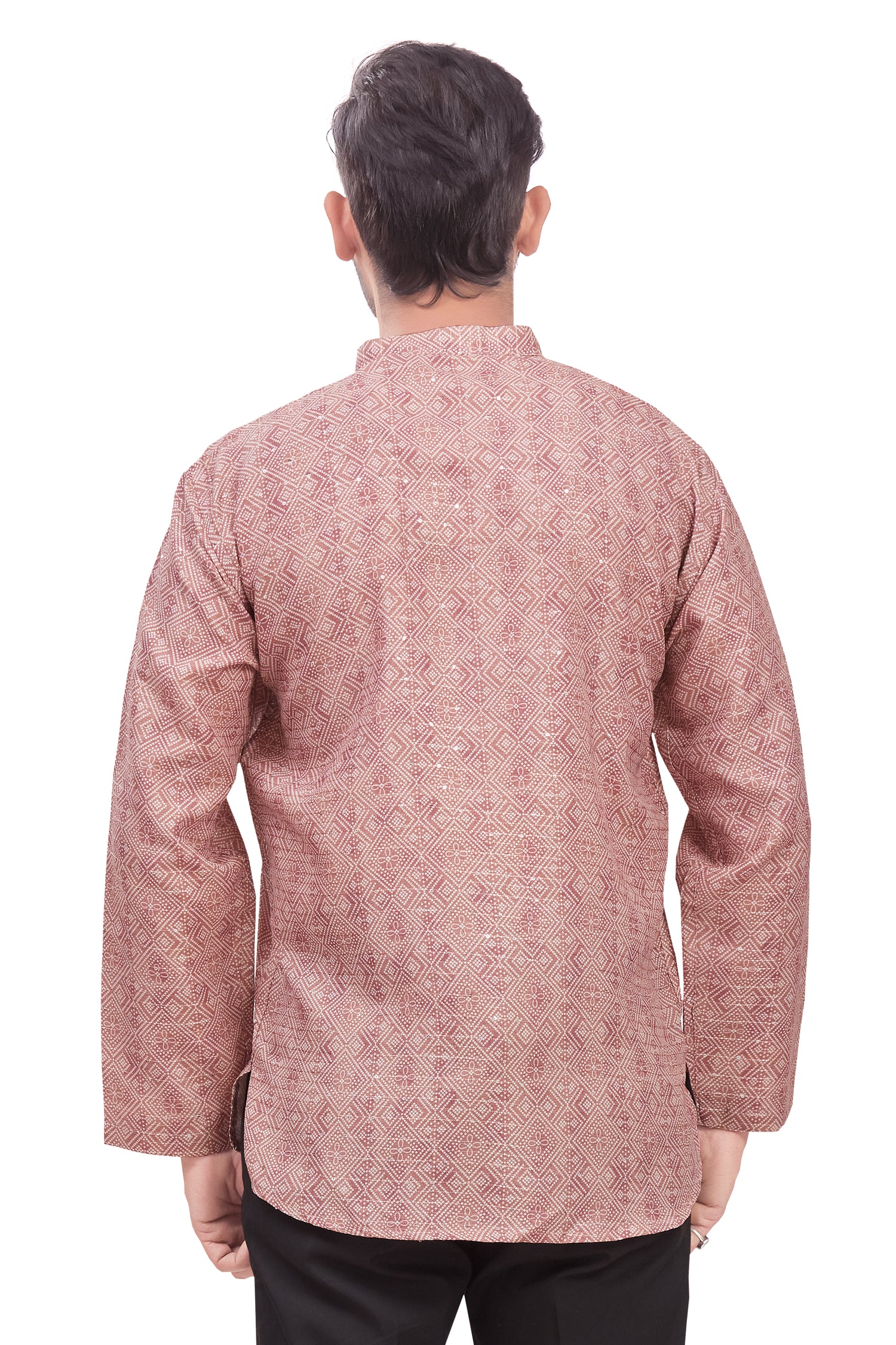 Mens Printed Kurti - Roop Darshan