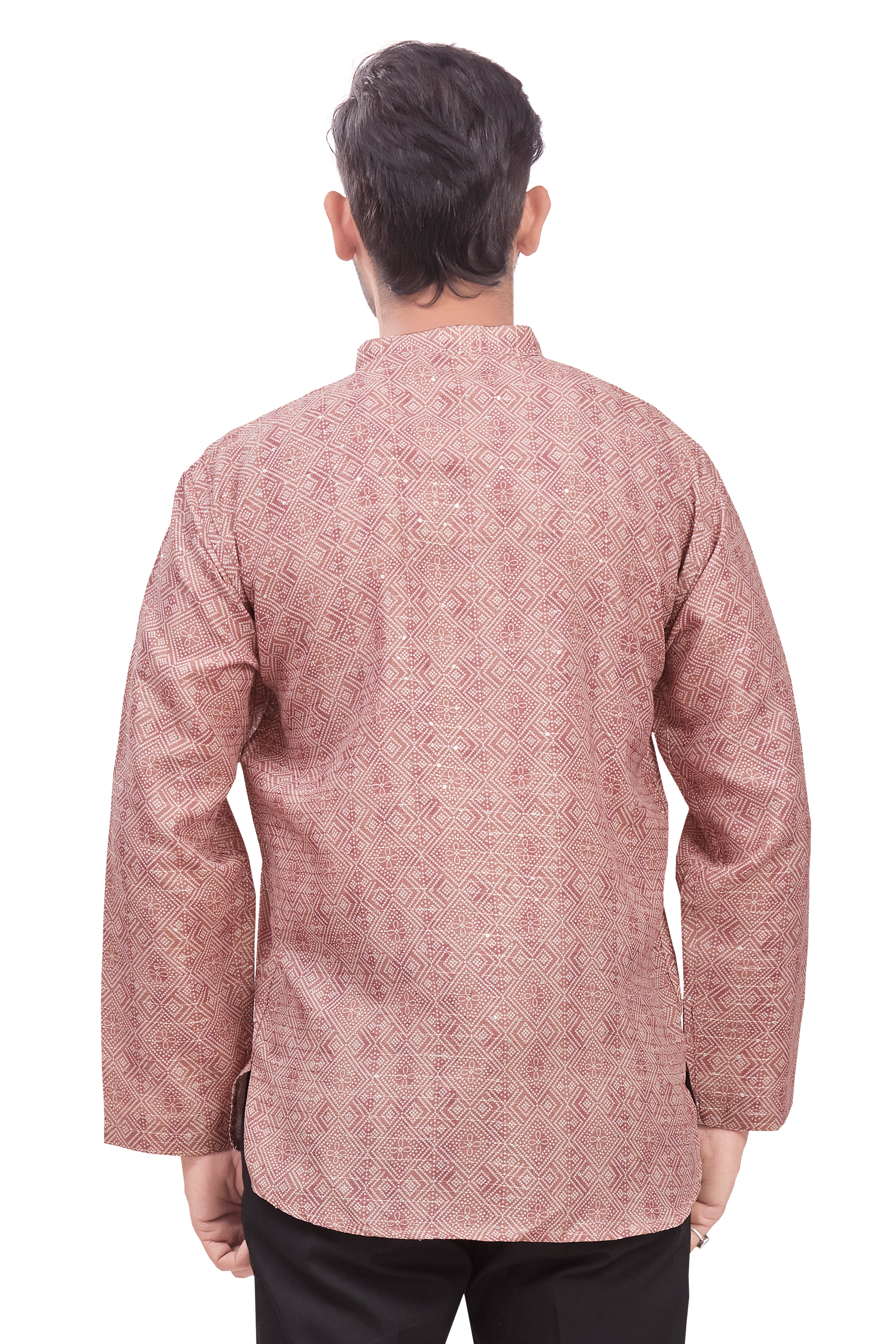 Mens Printed Kurti - Roop Darshan