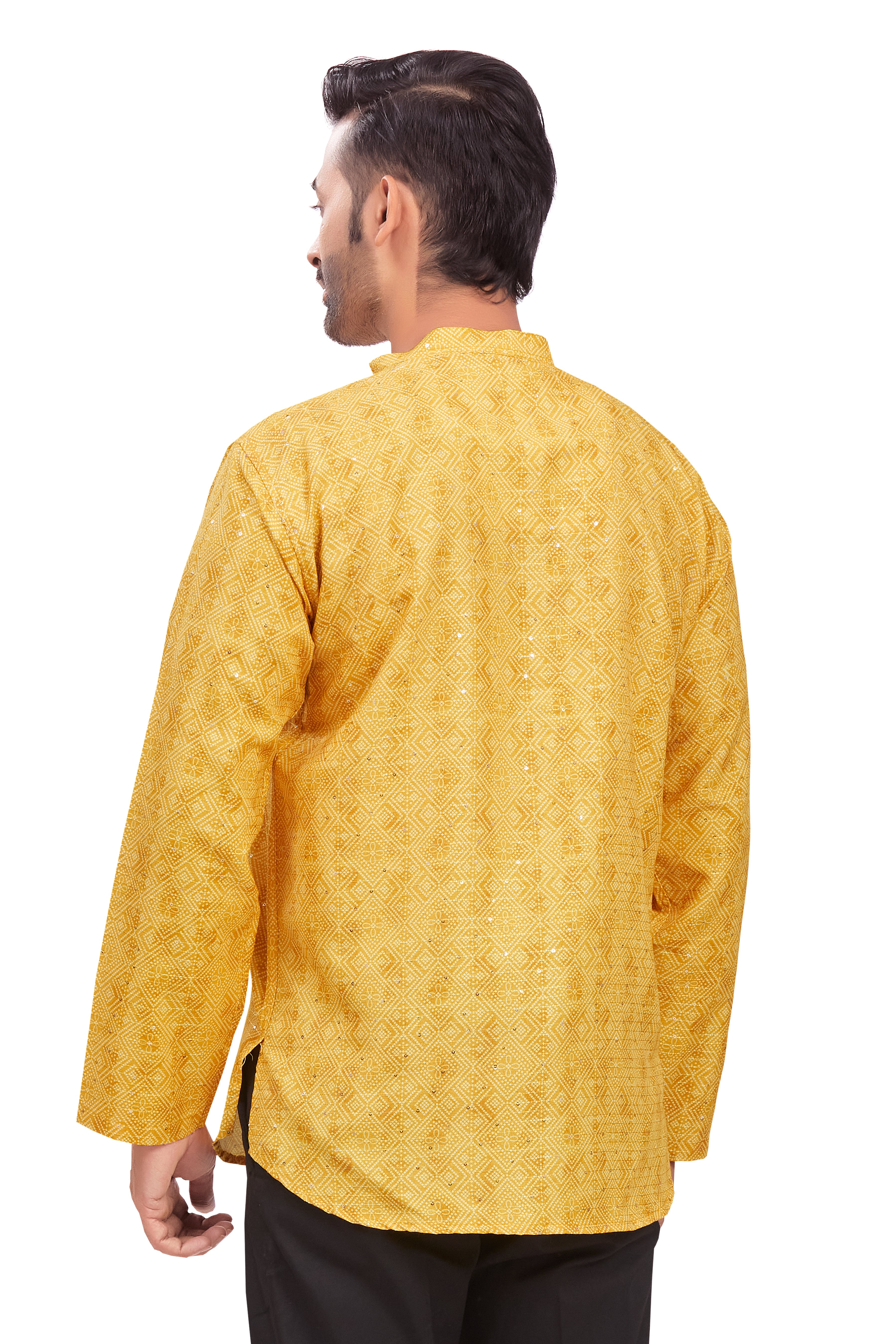 Mens Printed Kurti - Roop Darshan