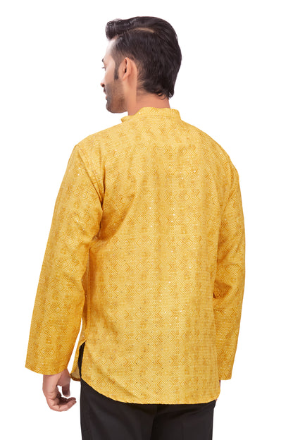 Mens Printed Kurti - Roop Darshan