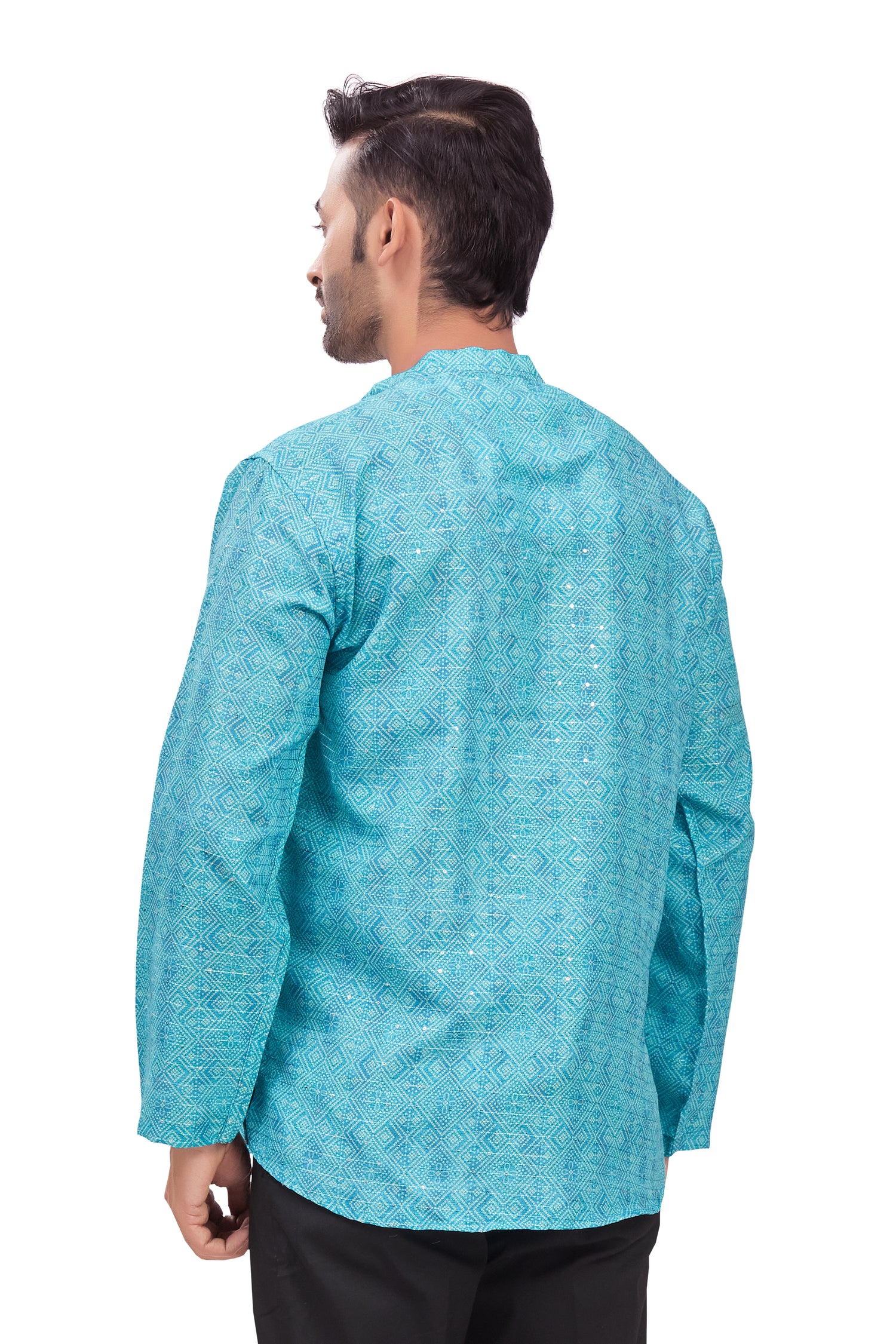 Mens Printed Kurti - Roop Darshan