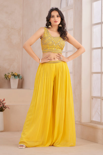 Krishna Palazzo Suit - Roop Darshan