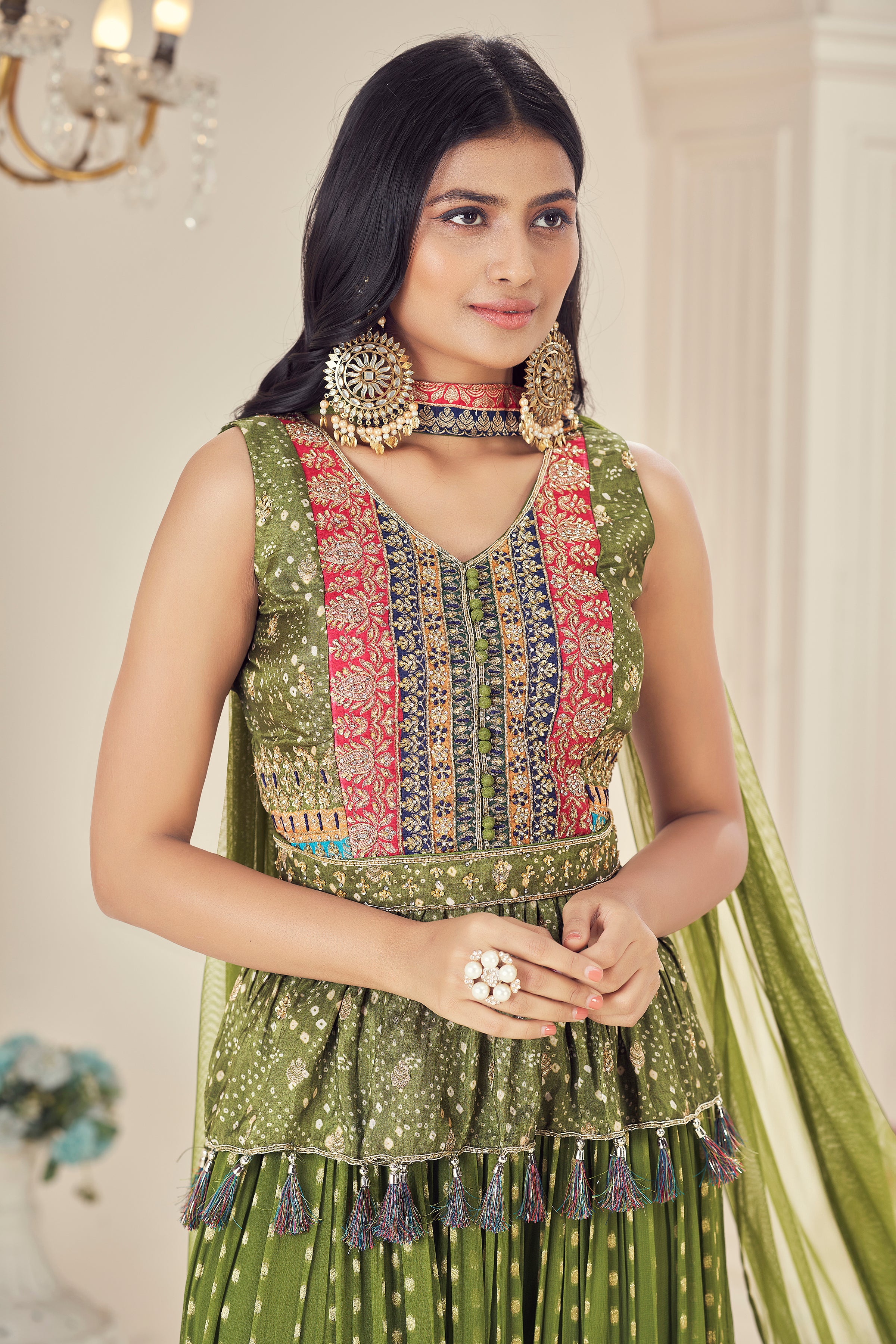 Heena Palazzo Suit - Roop Darshan