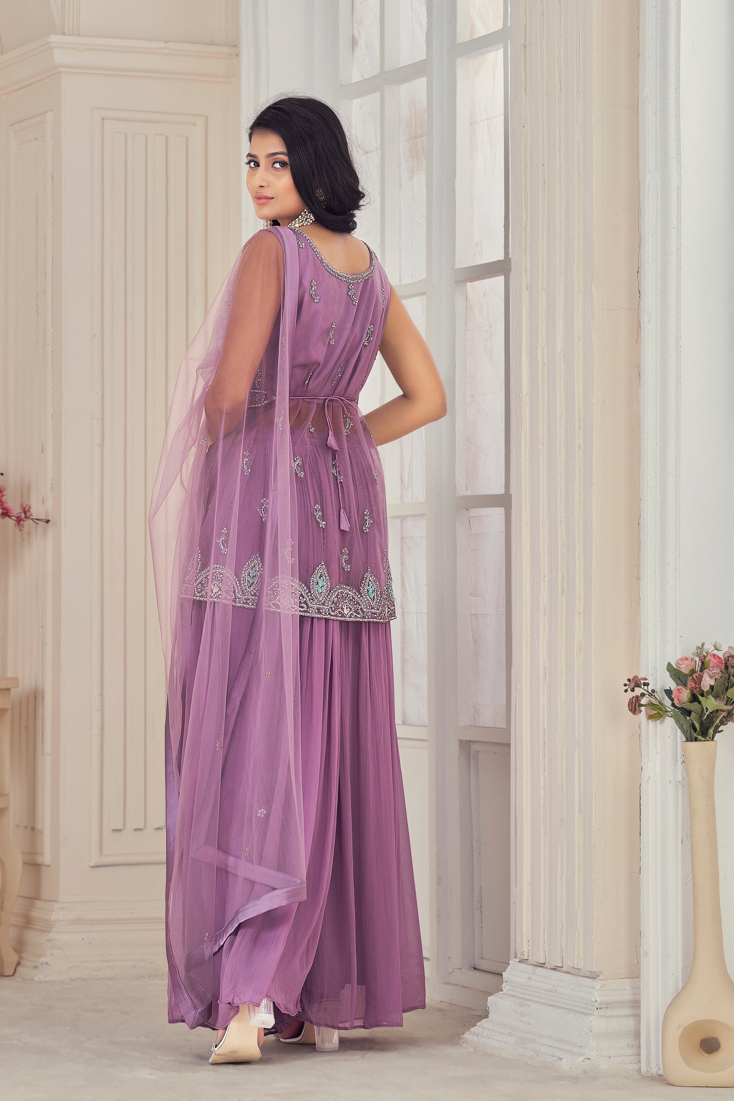 Kamya Palazzo Suit - Roop Darshan