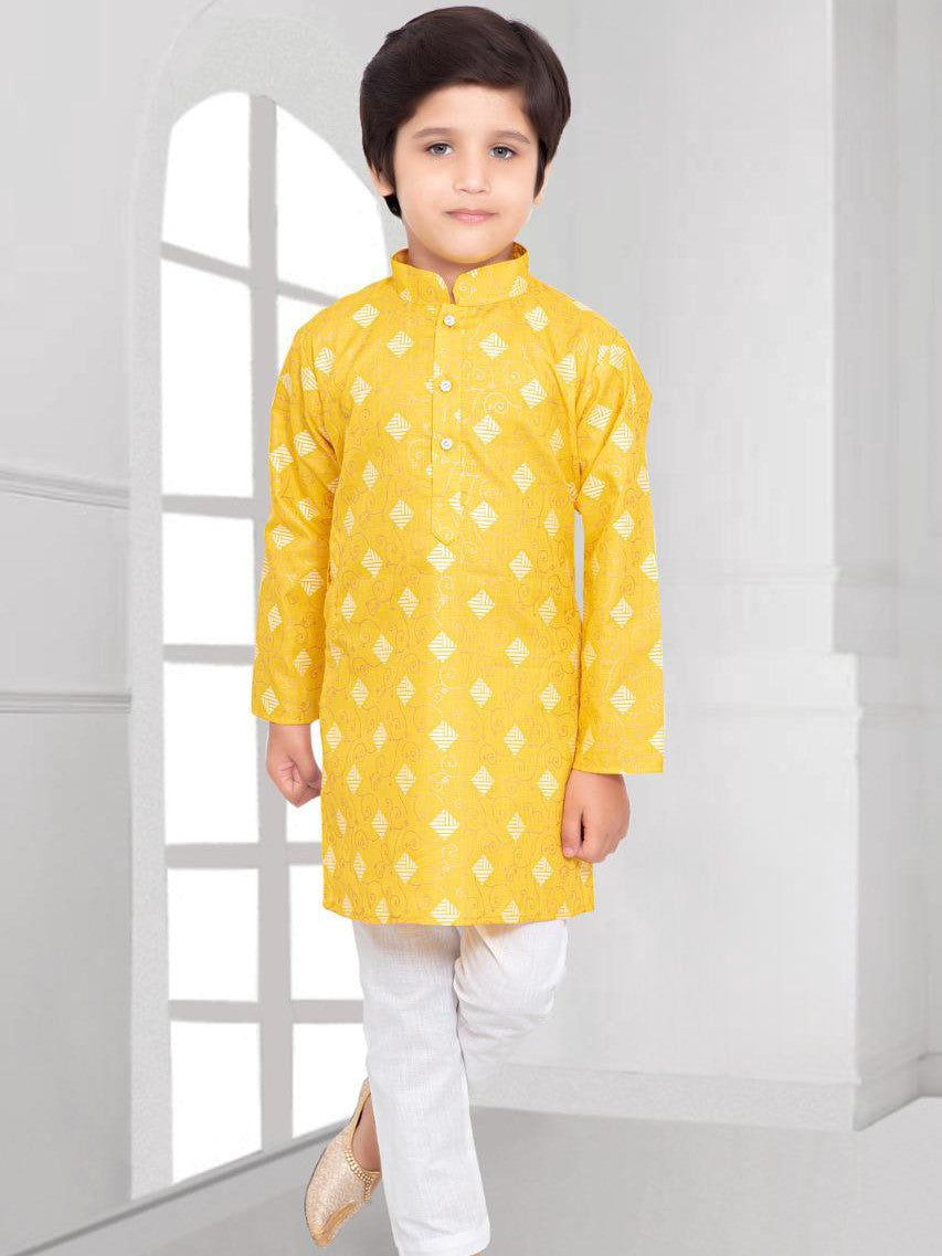 Boys Plain Kurta Payjama - Roop Darshan