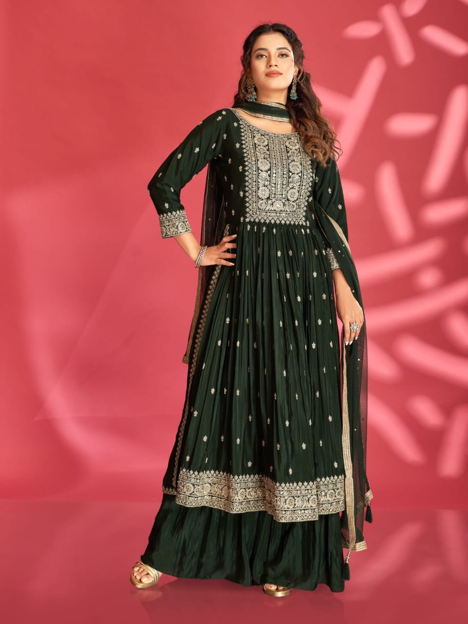 Kavita Palazzo Suit - Roop Darshan