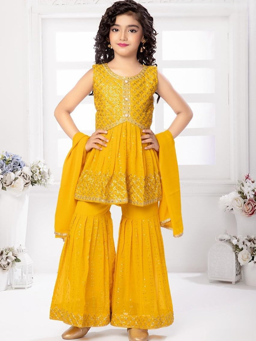 Iqra Palazzo Suit - Roop Darshan