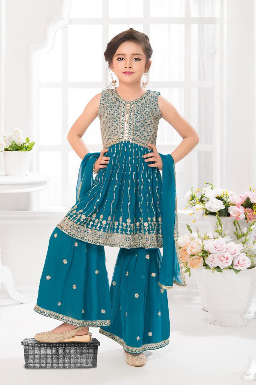 Shalini Palazzo Suit - Roop Darshan