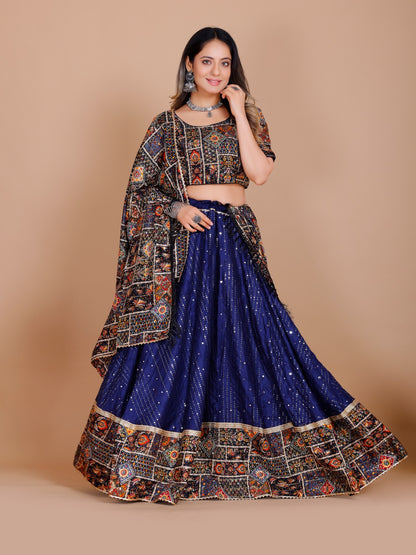 Gauri Lahenga Choli - Roop Darshan