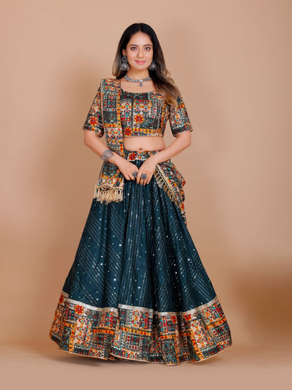 Gauri Lahenga Choli - Roop Darshan