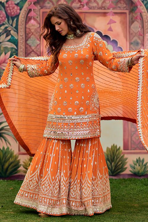 Minakshi Sharara Suit - Roop Darshan