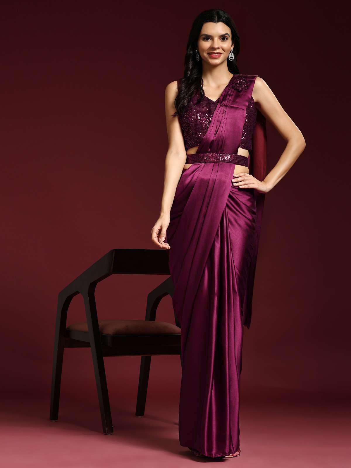 Hansika Ready To Wear Choli Saree