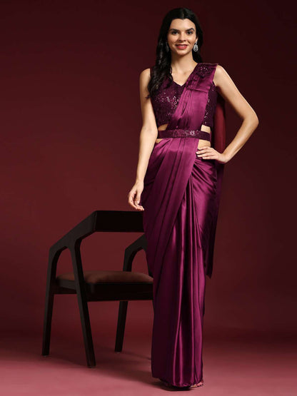 Hansika Ready To Wear Choli Saree