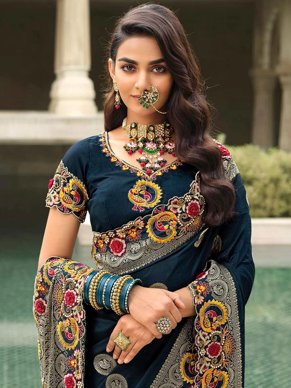 Kasmira Designer Saree - Roop Darshan