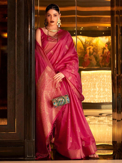 Rory Weaving Silk Saree - Roop Darshan